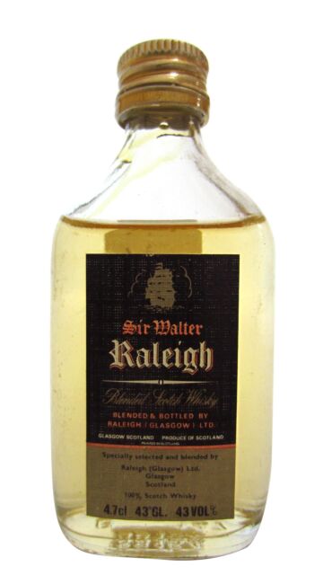 Sir Walter Raleigh - Blended Whisky Miniature