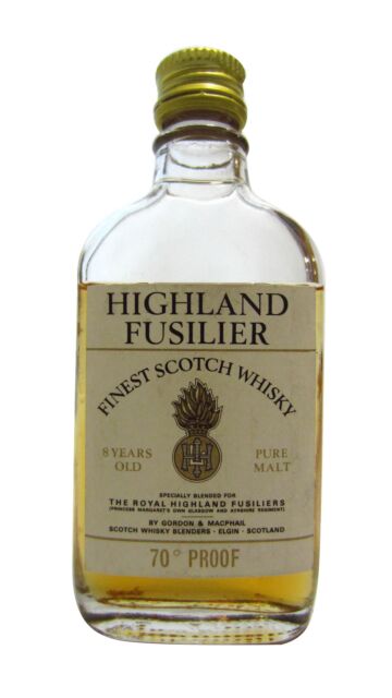 Highland Fusilier - Finest Scotch 8 year old Whisky Miniature