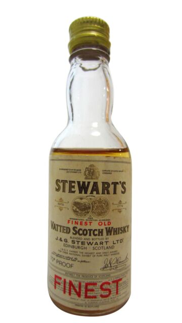 Stewart's - Finest Old Vatted Whisky Miniature