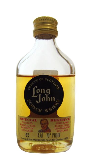 Long John Macdonald - Blended Scotch Whisky Miniature (1970's Bottling)