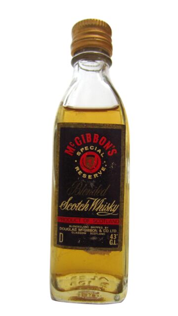 McGibbons - Special Reserve Blended Scotch Whisky Miniature