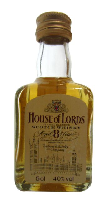House of Lords - Blended Scotch 8 year old Whisky Miniature