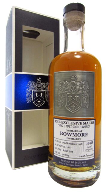 Bowmore - The Exclusive Malts Single Cask #301833 1998 19 year old Whisky