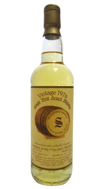 Pittyvaich (silent) - Signatory Vintage Single Malt Scotch 1976 18 year old Whisky