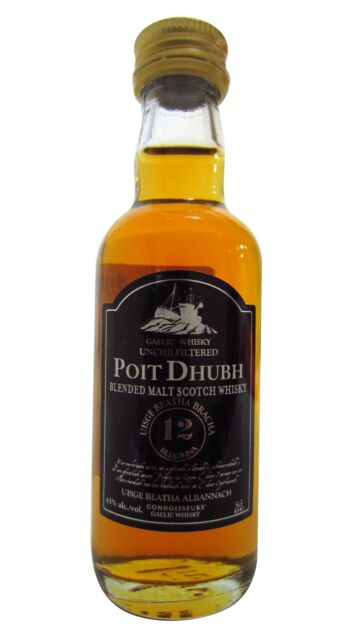 Poit Dhubh - Scotch Malt 12 year old Whisky Miniature