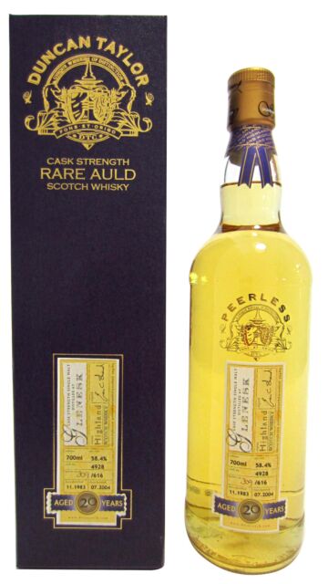 Glenesk (silent) - Duncan Taylor Rare Auld Single Cask #4928 1983 20 year old Whisky