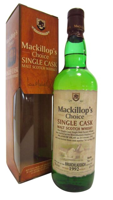 Bruichladdich - Mackillop's Choice Single Cask #741 1992 13 year old Whisky