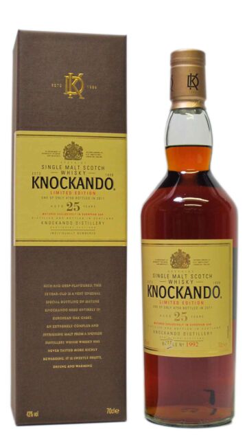 Knockando - 2011 Special Release Single Malt Scotch 1986 25 year old Whisky