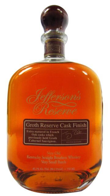 Jefferson's - Groth Reserve Cask Finish Kentucky Straight Bourbon 6 year old Whiskey