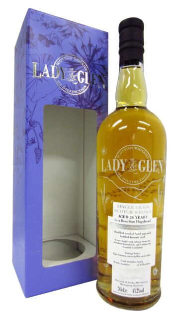 Girvan - Lady Of The Glen Single Cask #54459 1991 26 year old Whisky