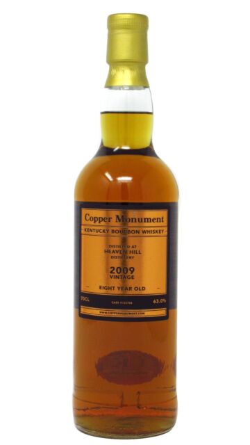 Heaven Hill - Copper Monument Single Cask Bourbon 2009 8 year old Whiskey