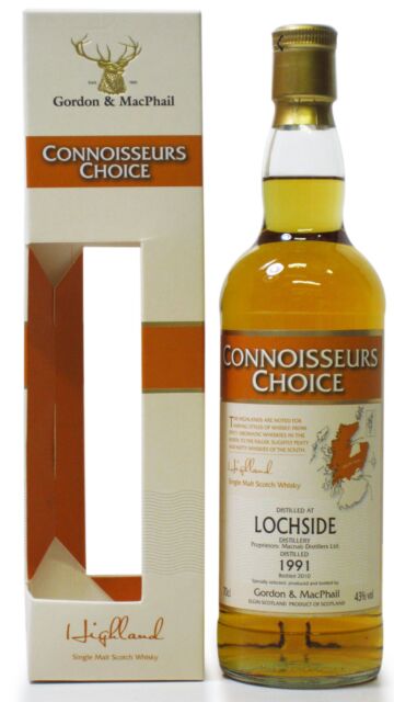 Lochside (silent) - Connoisseurs Choice Single Malt Scotch 1991 19 year old Whisky