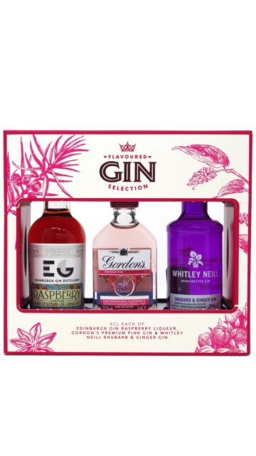 The Pink Gin Collection - English Gin Miniature Gift Pack