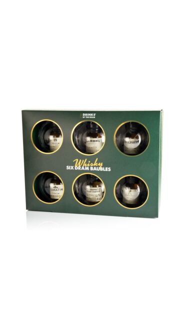 Drinks By The Dram - Box Of Six Christmas Whisky Baubles