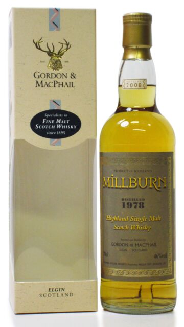 Millburn (silent) - Gordon & MacPhail Single Malt Scotch 1978 30 year old Whisky