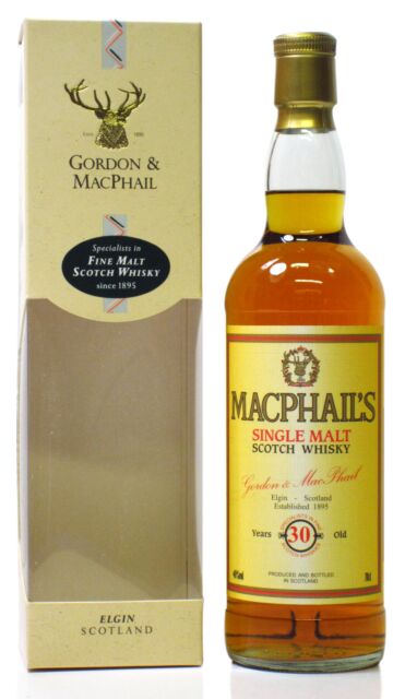 Macphail's - Speyside Single Malt 30 year old Whisky (Old Bottling)