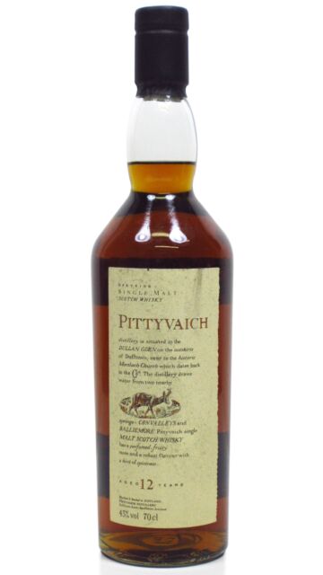 Pittyvaich (silent) - Flora & Fauna Single Malt Scotch 12 year old Whisky