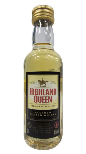 Highland Queen - Blended Scotch Whisky Miniature