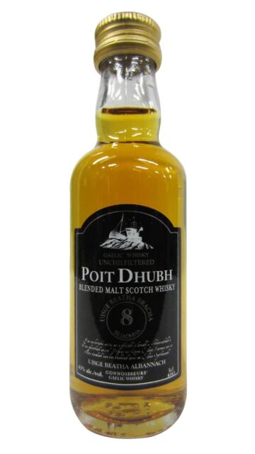 Poit Dhubh - Scotch Malt 8 year old Whisky Miniature