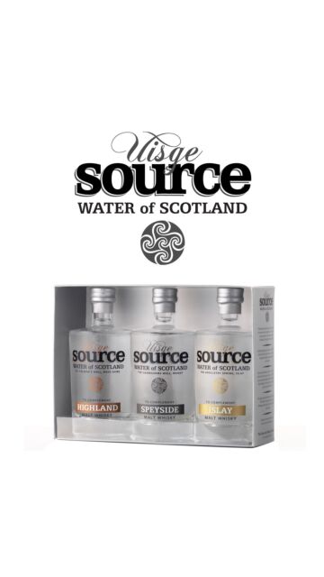 Uisge Source - Scottish Mineral Water Miniature Gift Pack