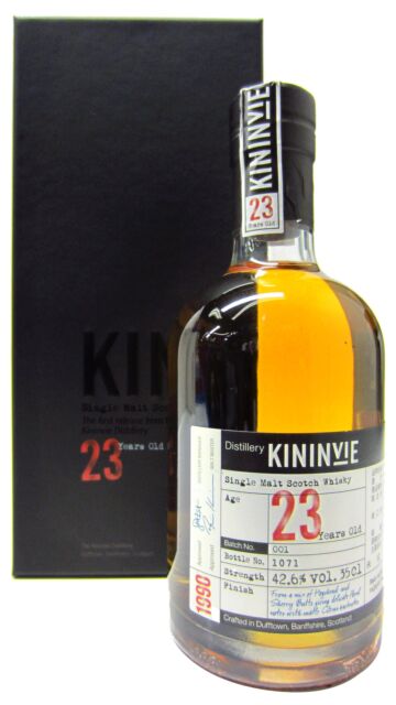 Kininvie - Batch #001 Single Malt Scotch 1990 23 year old Whisky