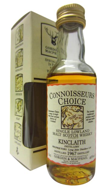 Kinclaith (silent) - Connoisseurs Choice Single Malt Scotch 1967 Whisky Miniature