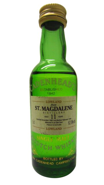 St. Magdalene (silent) - Cadenhead's Single Malt Scotch 1982 12 year old Whisky Miniature