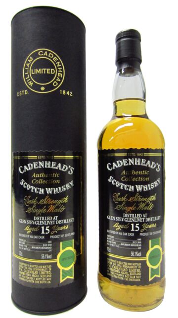 Glen Spey - Cadenhead's Authentic Collection Single Malt Scotch 1995 15 year old Whisky