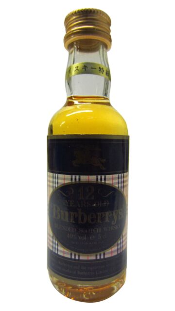 Burberry's - Blended Scotch 12 year old Whisky Miniature