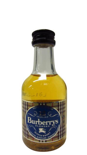 Burberry's - Blended Scotch 12 year old Whisky Miniature