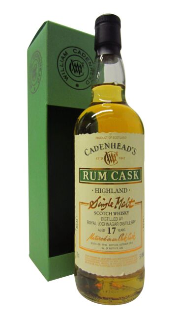 Royal Lochnagar - Cadenhead's Authentic Collection Single Malt Scotch 1996 17 year old Whisky