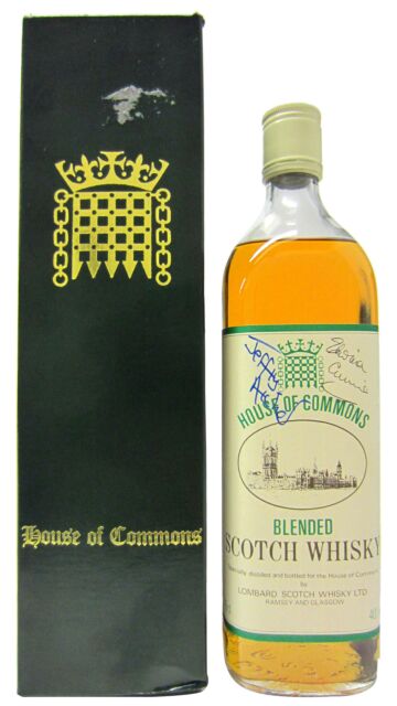 House of Commons - Signed By Jeffrey Archer & Edwina Currie Blended Scotch Whisky