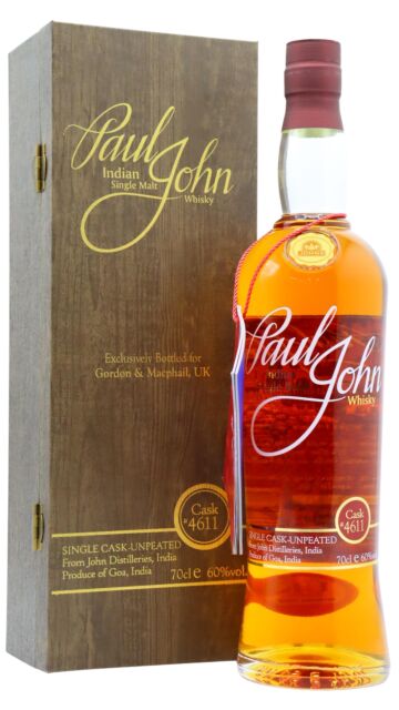 Paul John - Unpeated Single Cask #4611 Whisky (UK Exclusive)