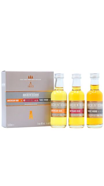 Auchentoshan - Lowland Single Malt Scotch Whisky Miniature Gift Pack