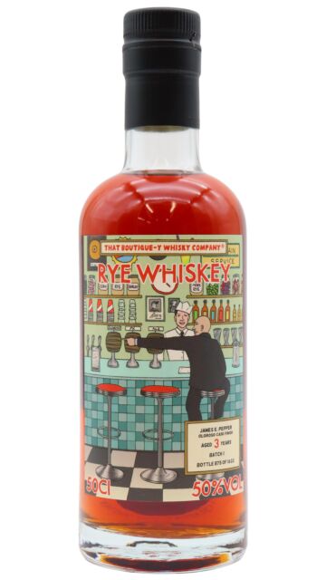 James E Pepper - That Boutique-y Whisky Company Batch #1 Rye 3 year old Whiskey