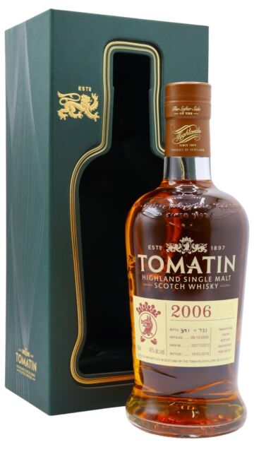 Tomatin - French Oak Highland Single Malt Scotch 2006 12 year old Whisky (UK Exclusive)