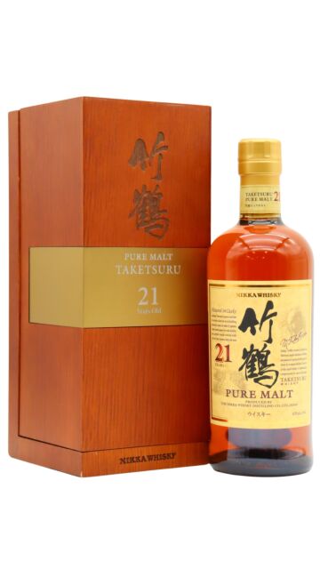 Nikka Taketsuru - Pure Malt Japanese 21 year old Whisky (Wooden Box)