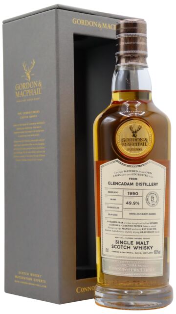 Glencadam - Connoisseurs Choice Single Cask #18/080 1990 27 year old Whisky