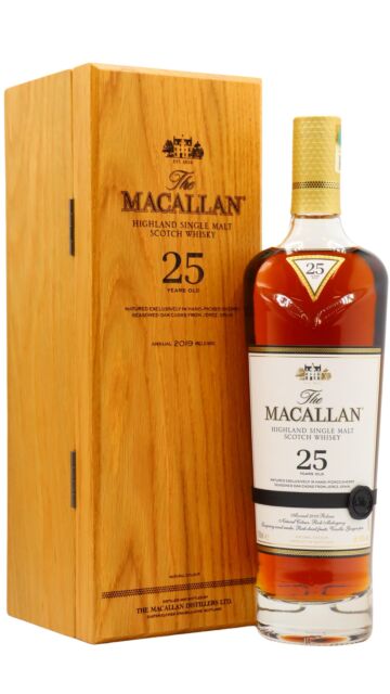 The Macallan - 2019 Release Sherry Oak Highland Single Malt Scotch 25 year old Whisky