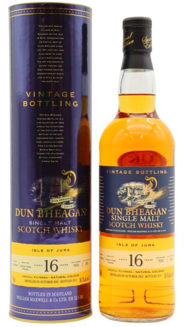 Jura - Dun Bheagan Single Cask #95181 2002 16 year old Whisky