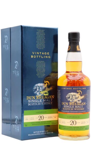 Laphroaig - Dun Bheagan Single Malt Scotch 1998 20 year old Whisky