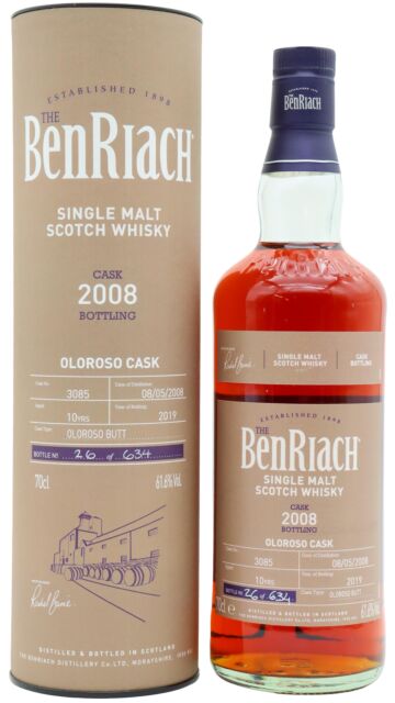 Benriach - Single Cask #3085 2008 10 year old Whisky