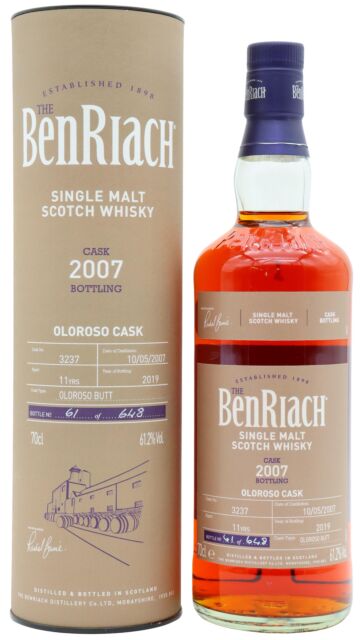 Benriach - Single Cask #3237 2007 11 year old Whisky