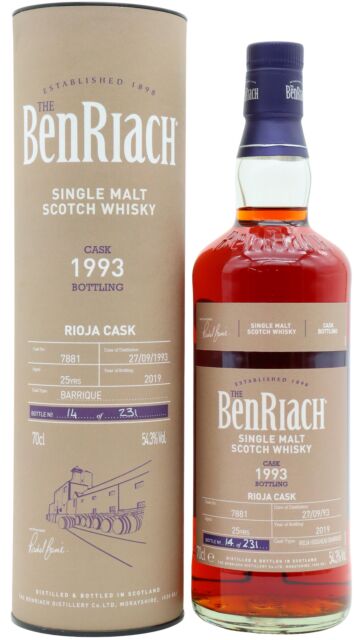 Benriach - Single Cask #7881 1993 25 year old Whisky