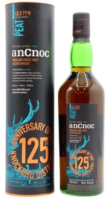 anCnoc - 125th Anniversary Peat Highland Single Malt Scotch Whisky