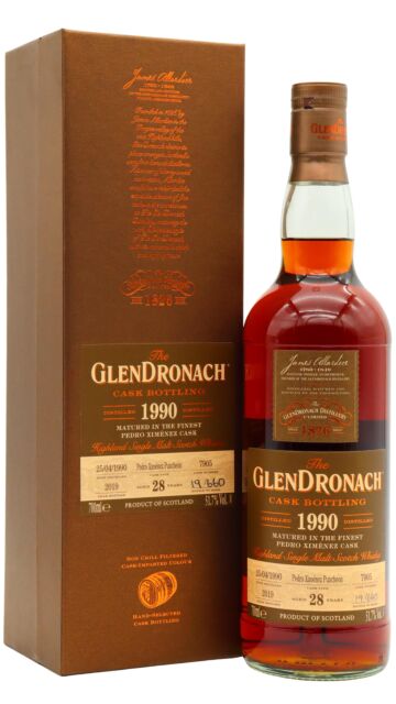 Glendronach - Batch 17 Single Pedro Ximenez Sherry Cask #7905 1990 28 year old Whisky