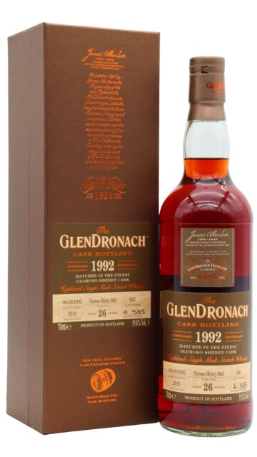 Glendronach - Batch 17 Single Oloroso Sherry Cask #847 1992 26 year old Whisky