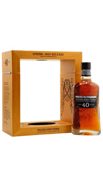 Highland Park - Spring 2019 Release Single Malt Scotch 40 year old Whisky
