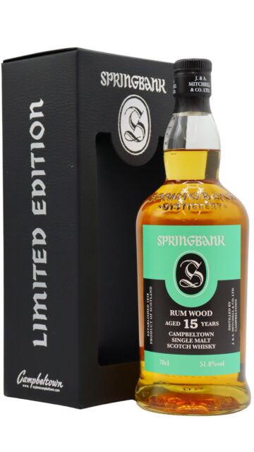 Springbank - Rum Wood 2019 Edition Campbeltown Single Malt Scotch 15 year old Whisky
