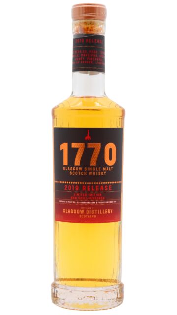 Glasgow 1770 - 2019 Release Single Malt Scotch Whisky